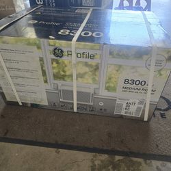 GE Profile ClearView Ultra Quiet 8,300 BTU 115V Window Air Conditioner Cools 350 Sq. Ft. Quiet in White