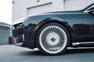 Dolce Luxury Trento 22, 24  5x112/5x115 +15et 73.1 Glossy Silver Brush Face Wheel starting at $2200