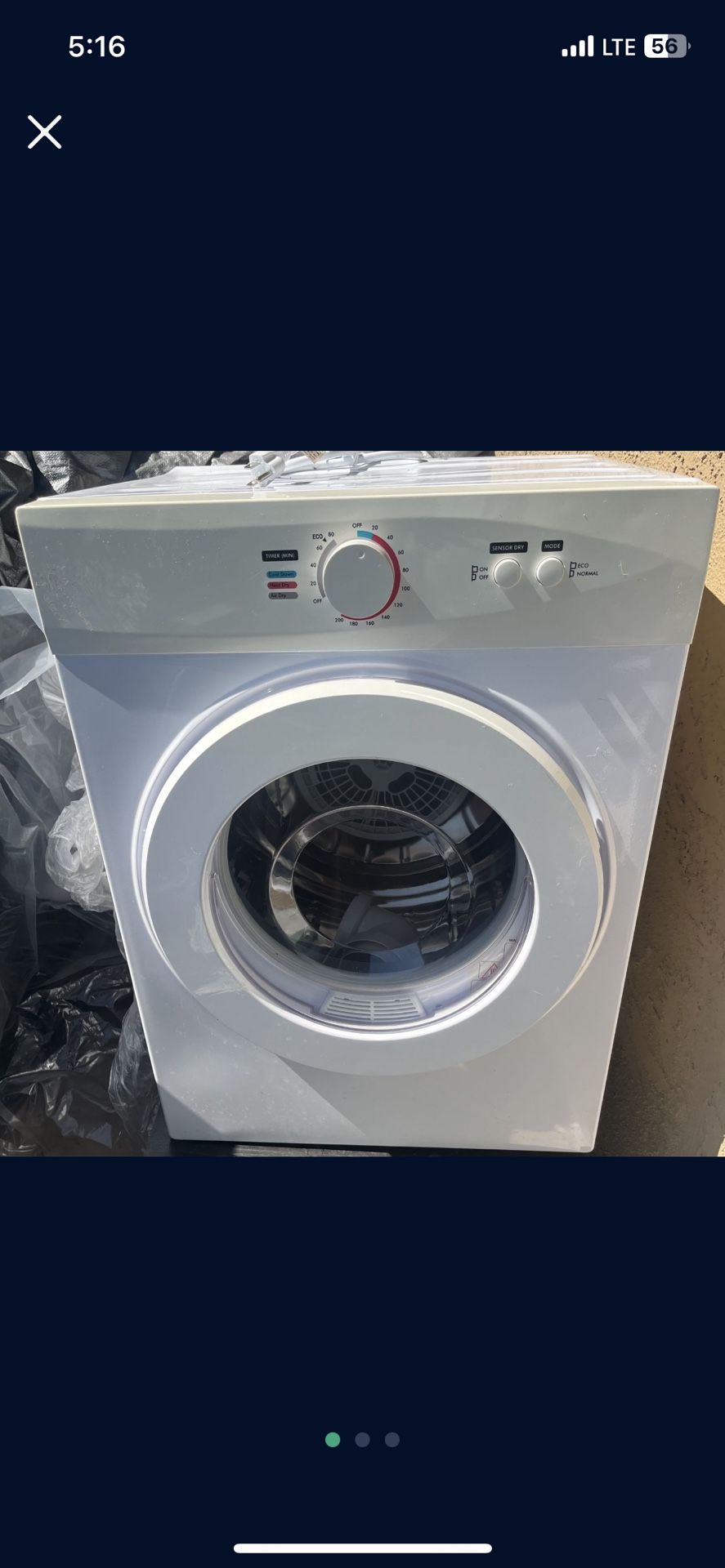Dryer, Washer, Mini Fridge