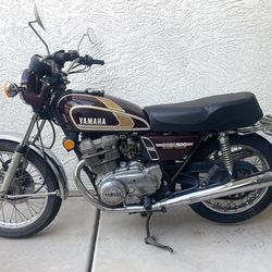 1975 Yamaha XS500 XS500B Runs Great With Title