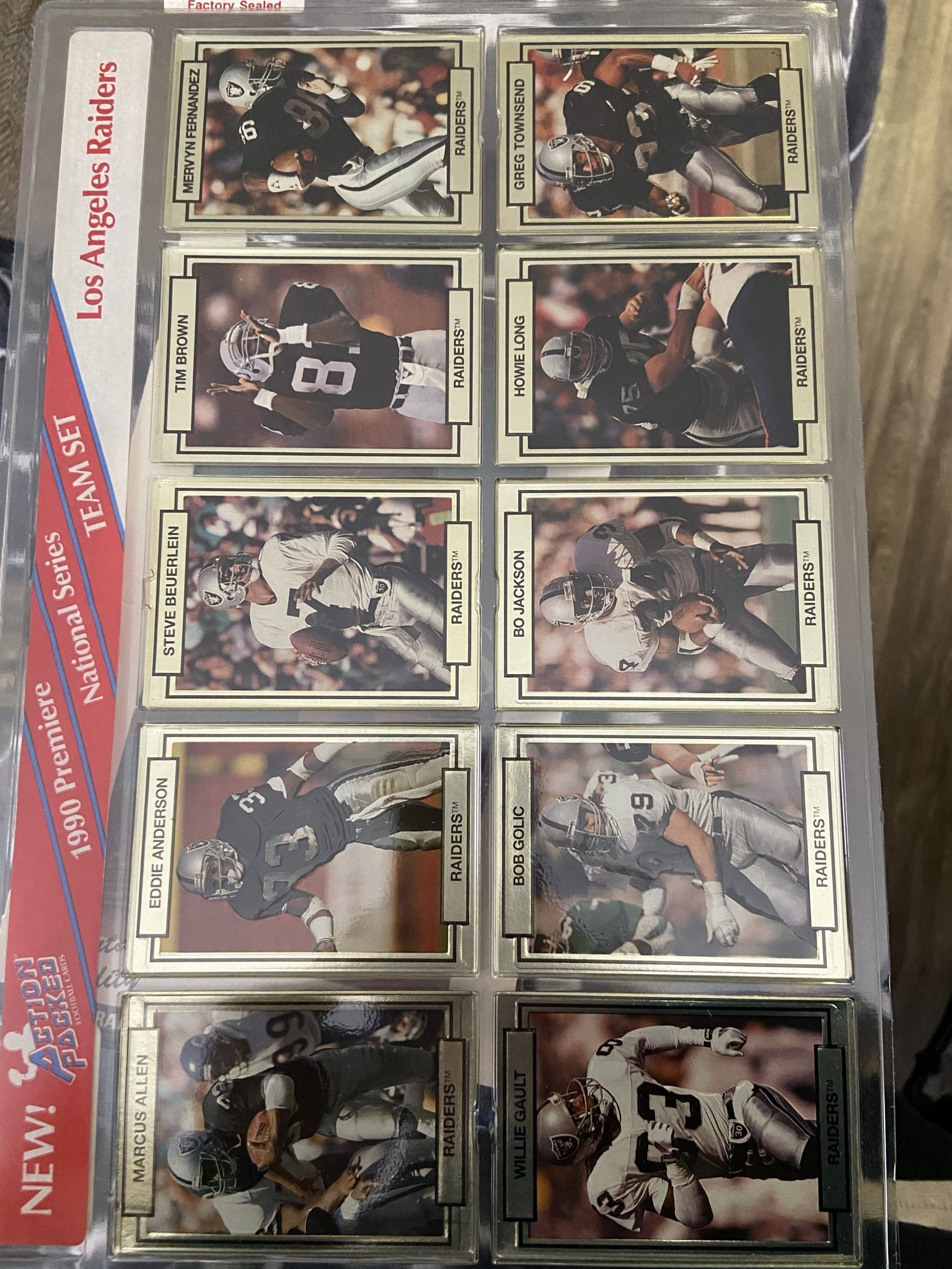 1990 Action packed premier nation series team sets unopened