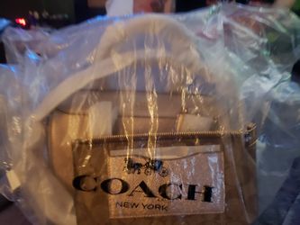 Large COACH BAG WITH MATCHING WALLET