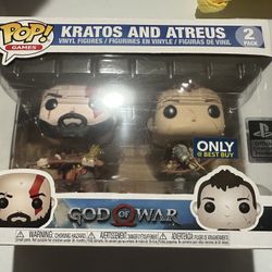 Funko Pop! Vinyl: God of War - Kratos & Atreus -Best Buy (Exclusive) #269- NEW!