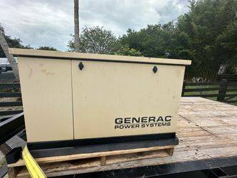 Generac generator 16 kw  with transfer switch