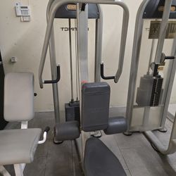 Lat Pull Down / Row Commercial Gym Star Trac Weight Fitness Machine 