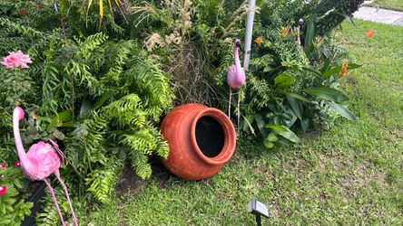 extra extra large Terra Cotta planter garden decor