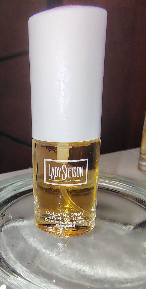 Lady Stetson By Coty Cologne Spray Perfume Bottle .375 Oz Me