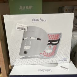Hello Face Red Light Therapy System, Led Face Mask M500 Gray Color / 4 Light New