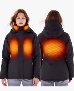 InoKraft Heated Jacket for Women with Rechargeable Battery Pack, Water-Resistant Slim Heated Coat(Included USB-C Cable) Reg. Retail $209.99