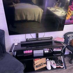 65” TV  And stand 