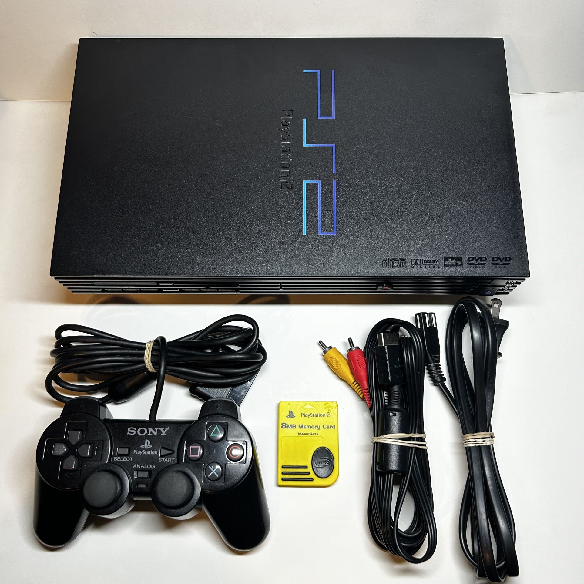 Sony PlayStation 2 PS2 Black Console SCPH-30001, TESTED & WORKING!