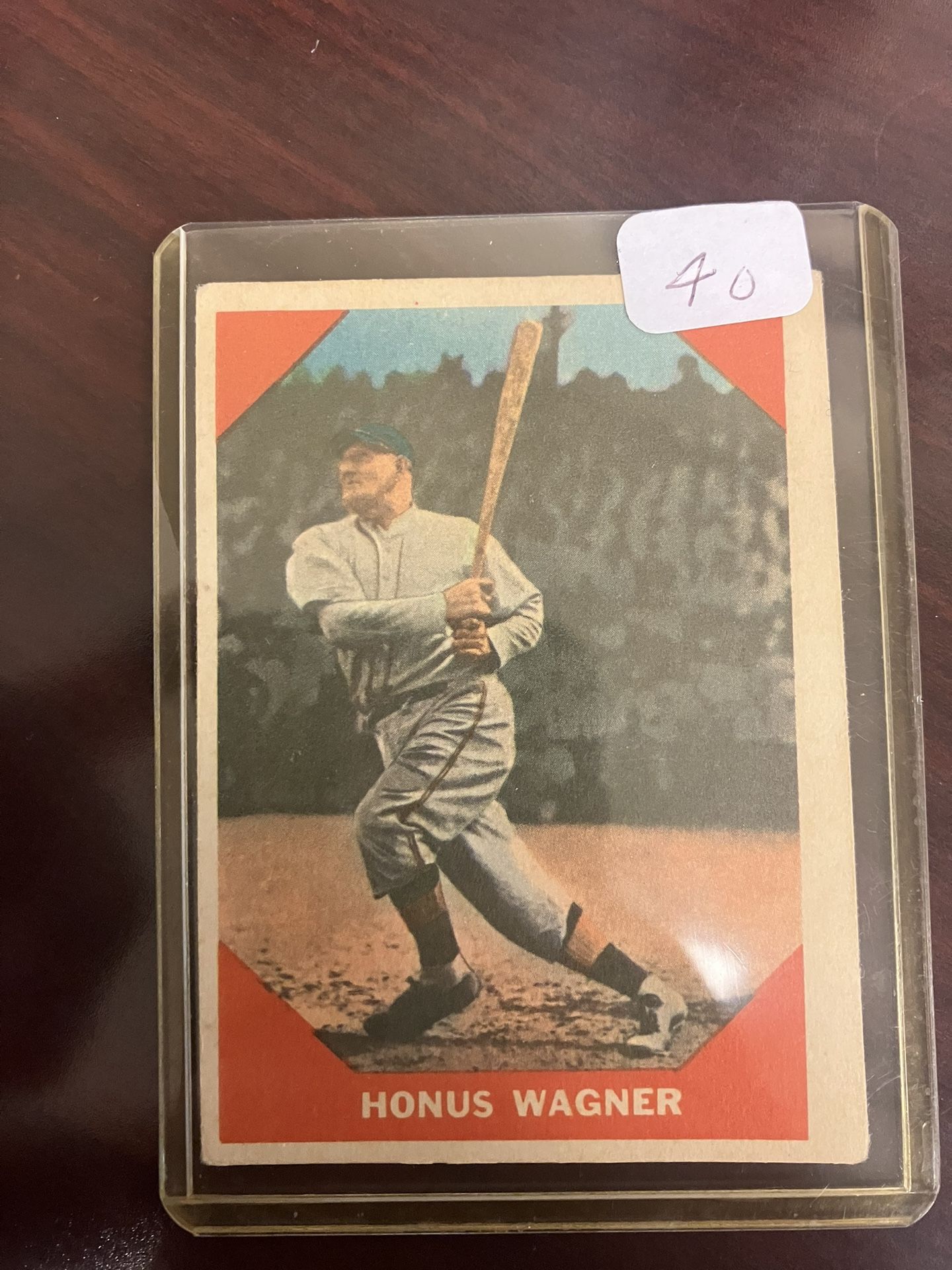 1960 Fleer Baseball Greats Honus Wagner #62 Card