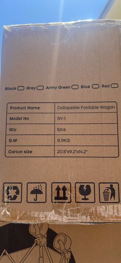 Heavy Duty Bug Wheels Wagon New