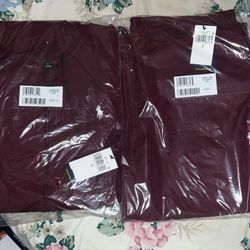 BURGUNDY POLO SWEATSUIT