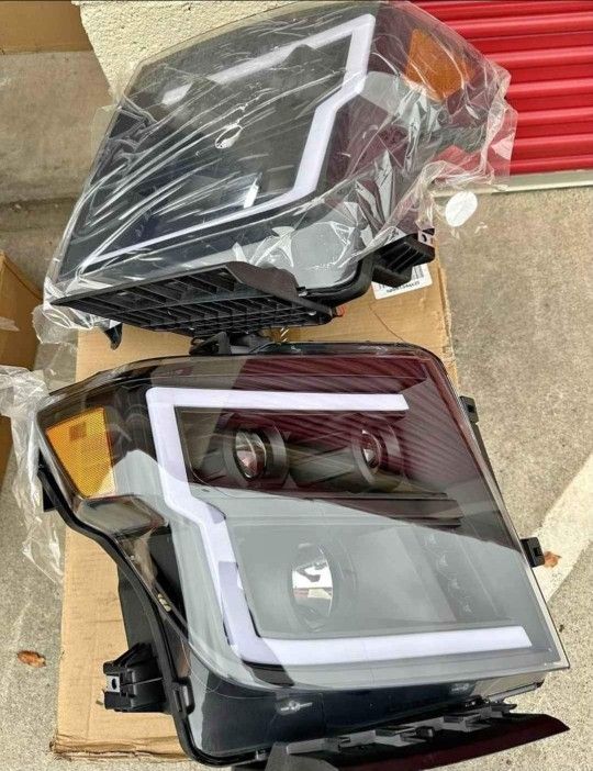 17-22 Nissan Titan LED Headlights faros lights luces calaveras micas