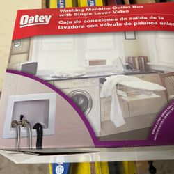 Washing Machine Outlet Box W/ Single Lever Valve