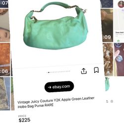 Juicy Couture Vintage V2k Leather Purse 