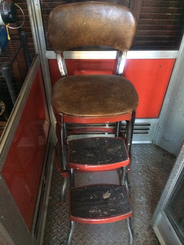 Vintage stepstool high chair
