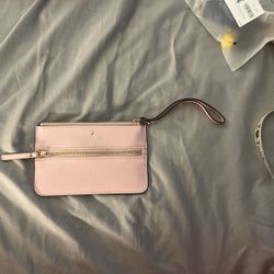 Pink Kate Spade Thin Wristlet 