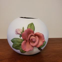 7" 3D Rose Flower Vase planter Telefora Gifts