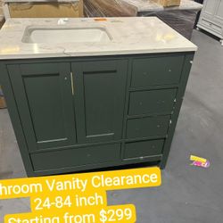 Bathroom Vanity Clearance,30-84 inch 11.131