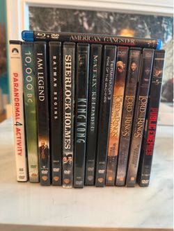 DVD and blue ray Movies