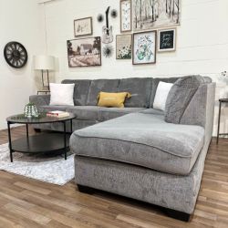 Ashley Gray Sectional Couch | (Delivery Available)