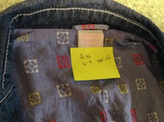 Girls stylish denim jacket by Vintage Angels