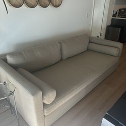 Crate And Barrel Aris 86” Couch