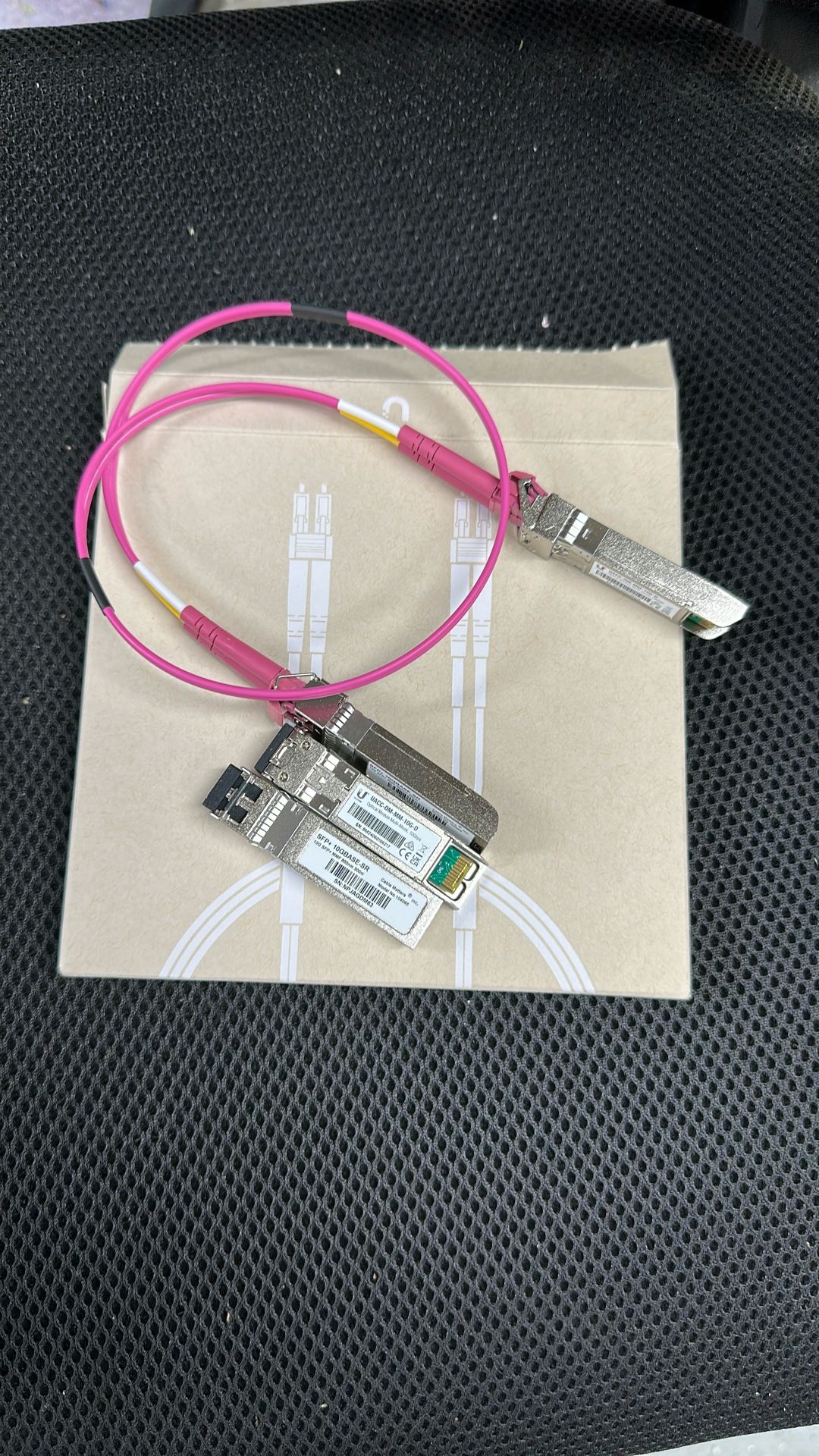 Ubiquiti And Cable Matters SFP+ Fiber Adapters And Cable