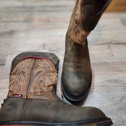 Men Waterproof Leather Rocky Western Boots 11