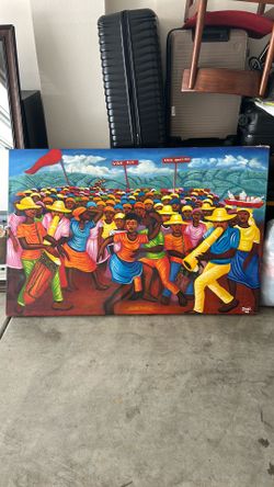 Haitian Carnival Painting