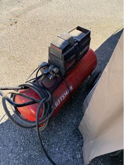 Air  Compressor Tank (Compressor not blowing air selling for tank)