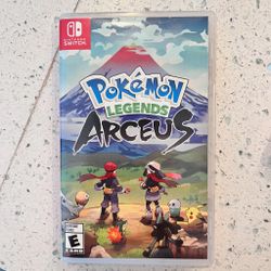 Preowned POKEMON LEGENDS: ARCEUS Switch Game With Case 