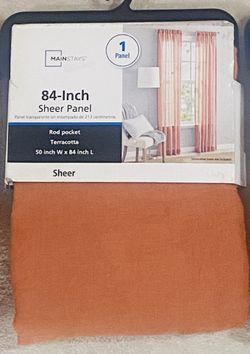 New Sheer Curtain Panel