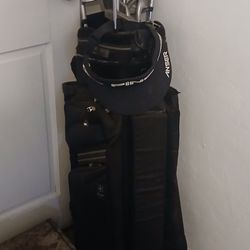 Golf clubs left handed.