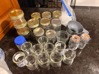 Glass jars