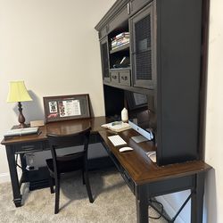 Desk 74x60 has some damage. Benson, NC 27504