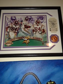 Randy Moss Limited Edition Photo Mint