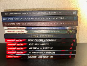 Dungeons & Dragons books and starters