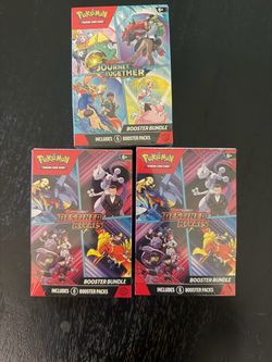 One journey together, two destined rivals booster bundles One journey together, two destined rivals booster bundles