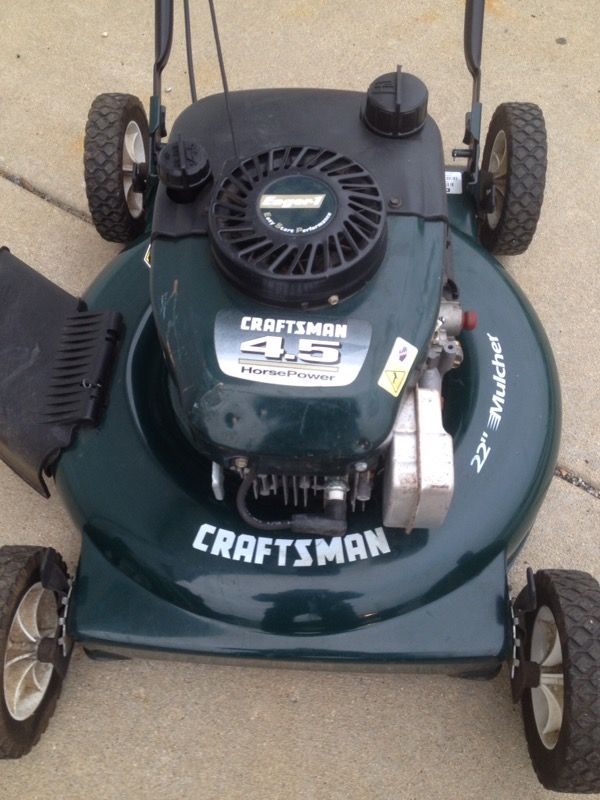 Craftsman 22 inch sale mulcher lawn mower