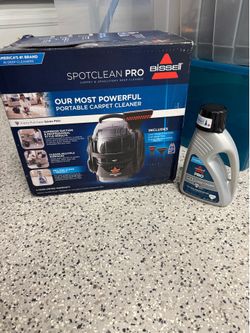Bissell SPOTCLEAN PRO carpet and a upholstery deep cleaner