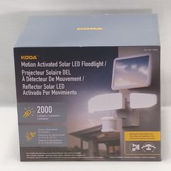 KODA Motion Activated Solar LED 2000 Lumens Floodlight