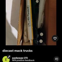 Diecast Mack Truck