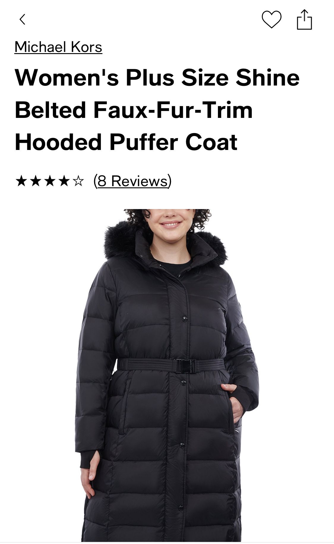 Michael Kors Puffer Coat