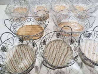 Wire And Whicker Basket
