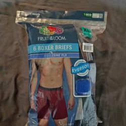 Fruit Of The Loom Mens Boxer Briefs - XL