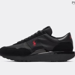 Polo Ralph Lauren Train 89 Trainer Black / Red Size 12 Men’s US New with original box 