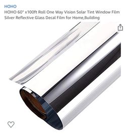 Solar Mirror Tint 60” x 100ft. Roll